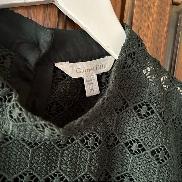 Garnet Hill ~new ~ Teagan Lace Top with Camisole in size XL (16-18) - Picture 4 of 13